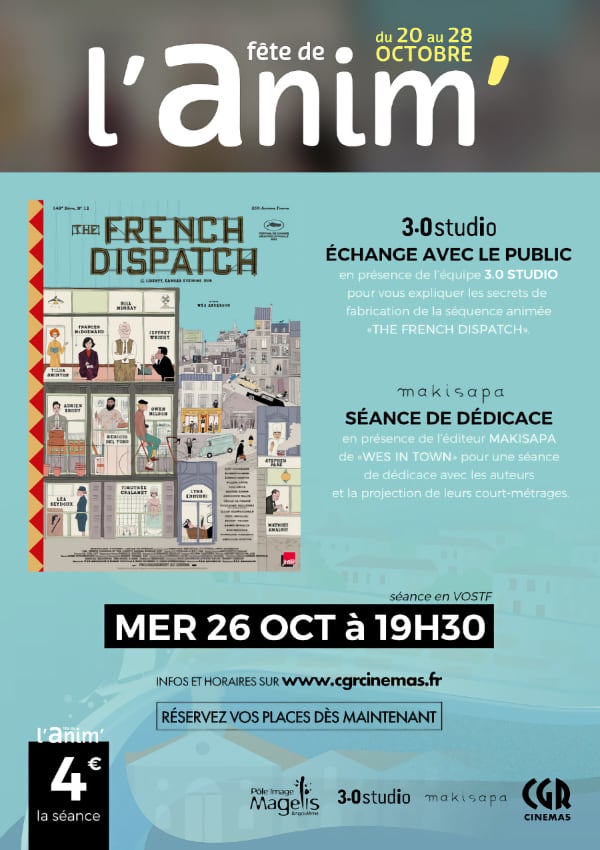 Soirée CGR – The French Dispatch Soirée CGR - The French Dispatch