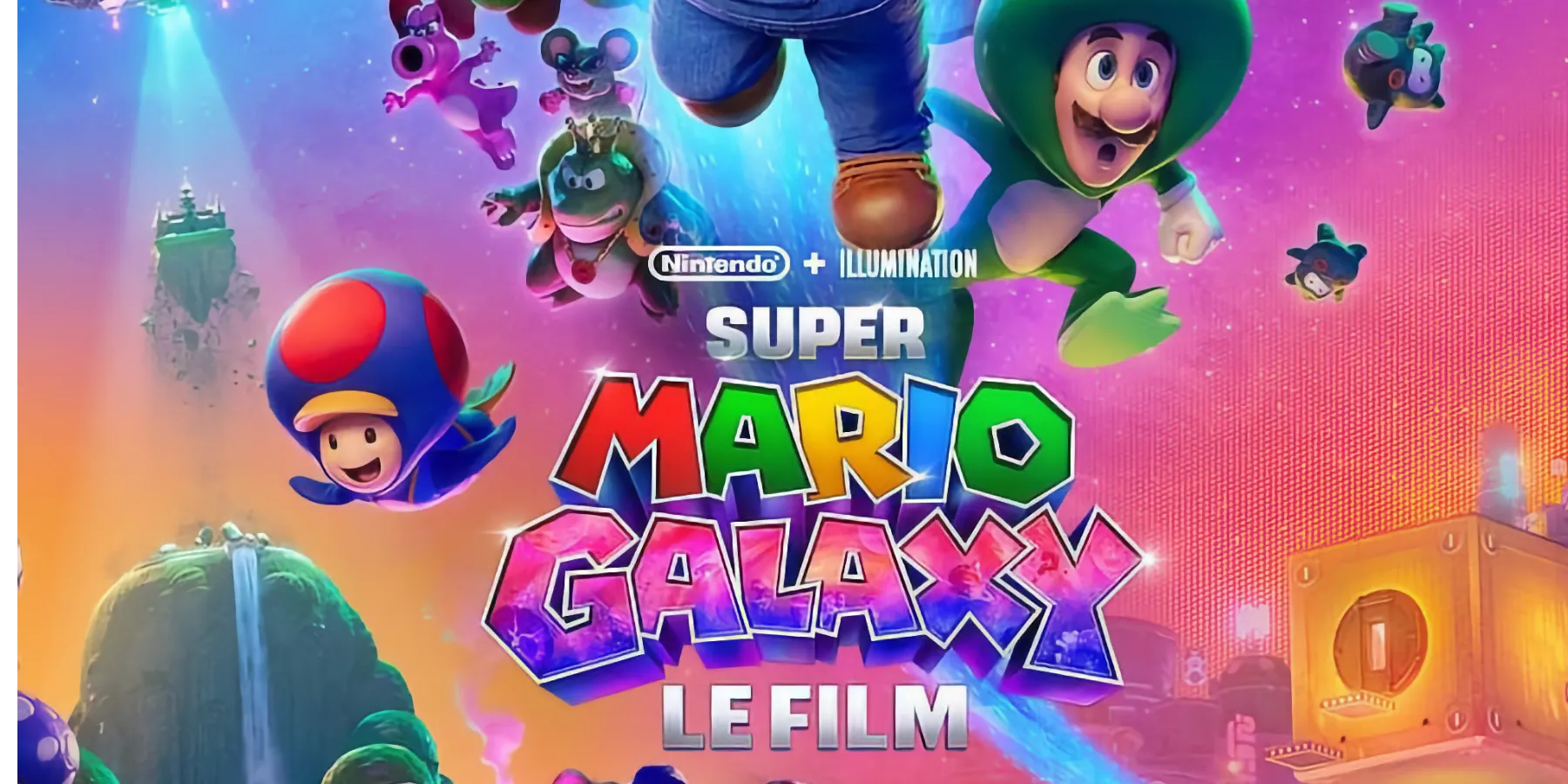 Visuel Super Mario Galaxy, le film